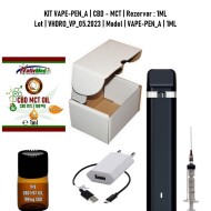 Kit Vape-Pen_A | CBD - MCT | Rezervor | 1ML